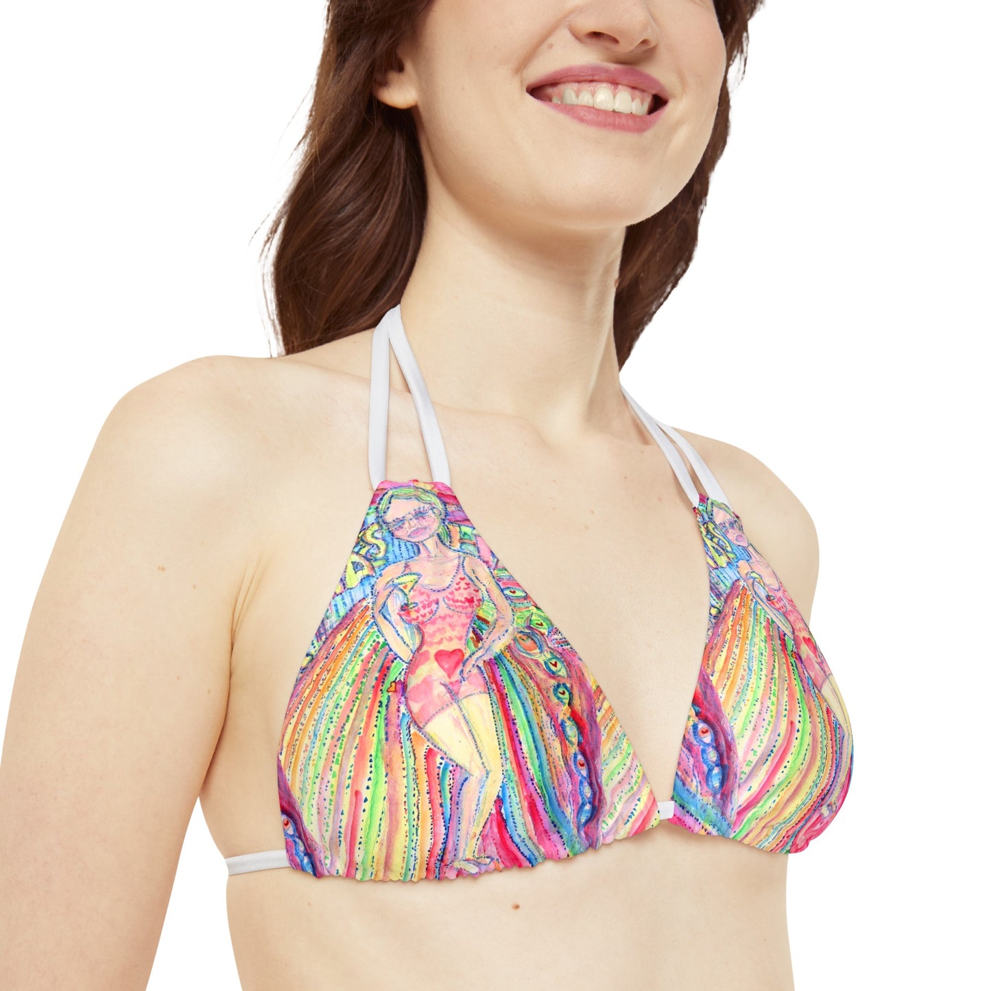 Strappy Bikini Set (AOP)