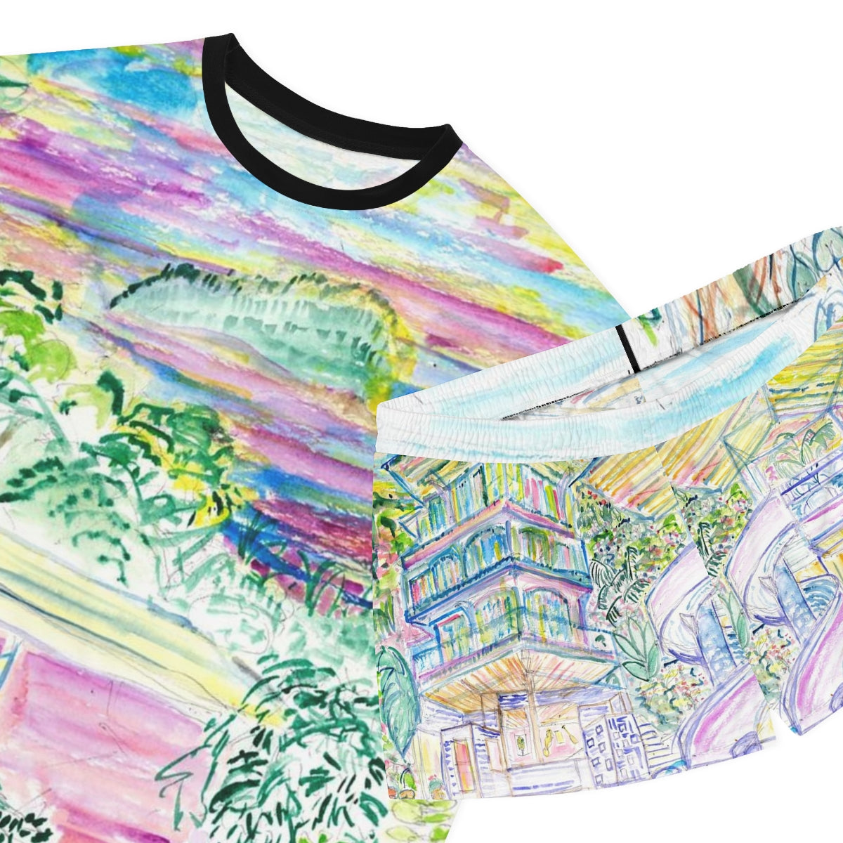 Women's Short Pajama Set (AOP)