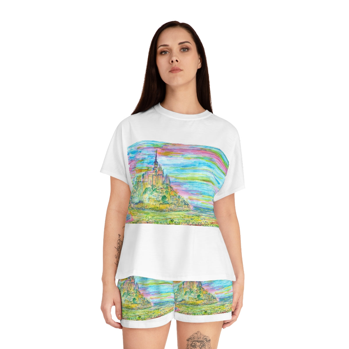 Women's Short Pajama Set (AOP)
