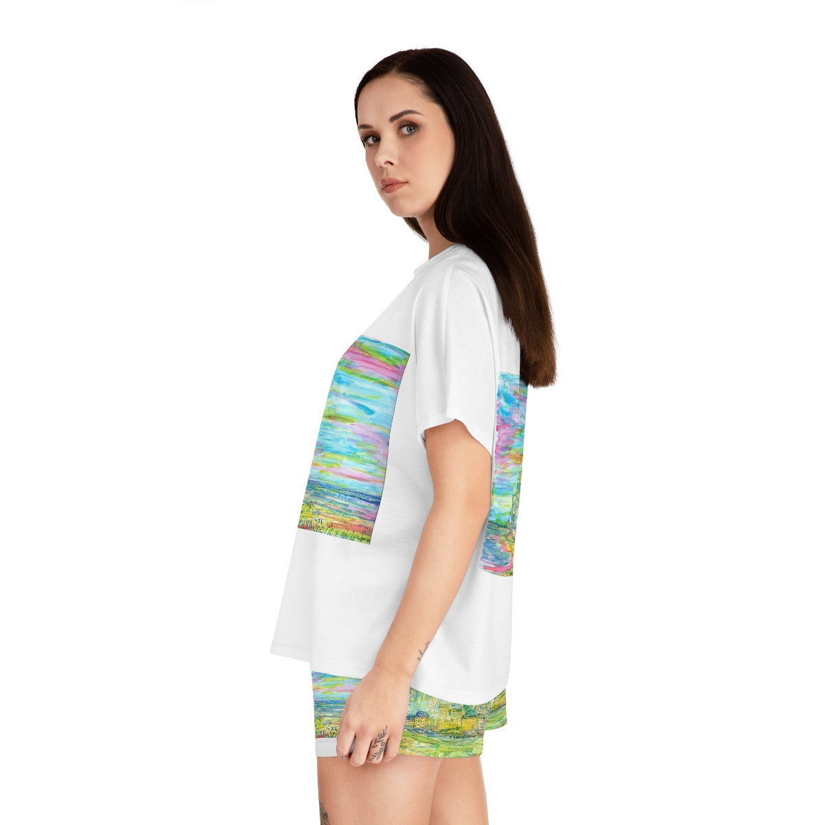 Women's Short Pajama Set (AOP)