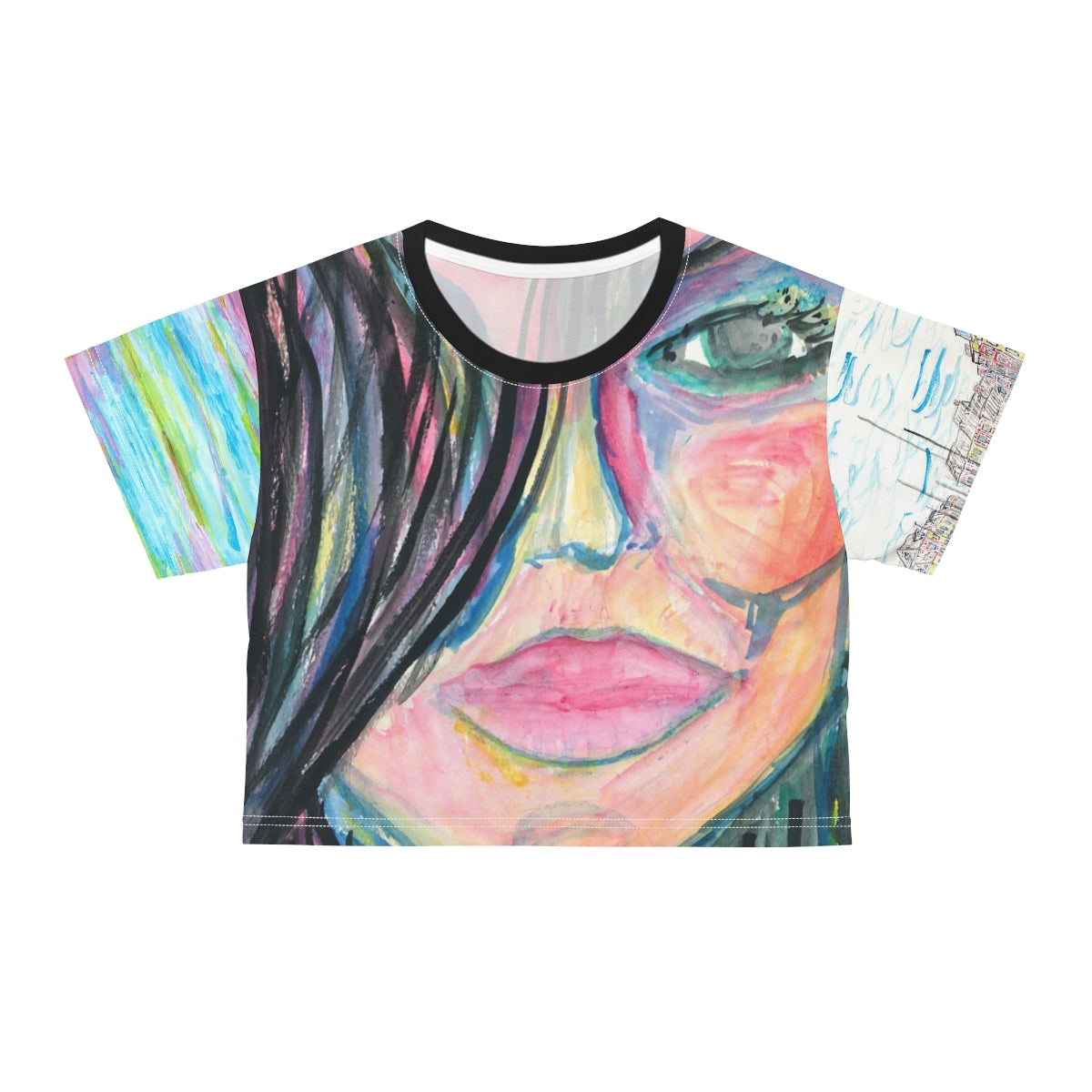 AOP Crop Tee
