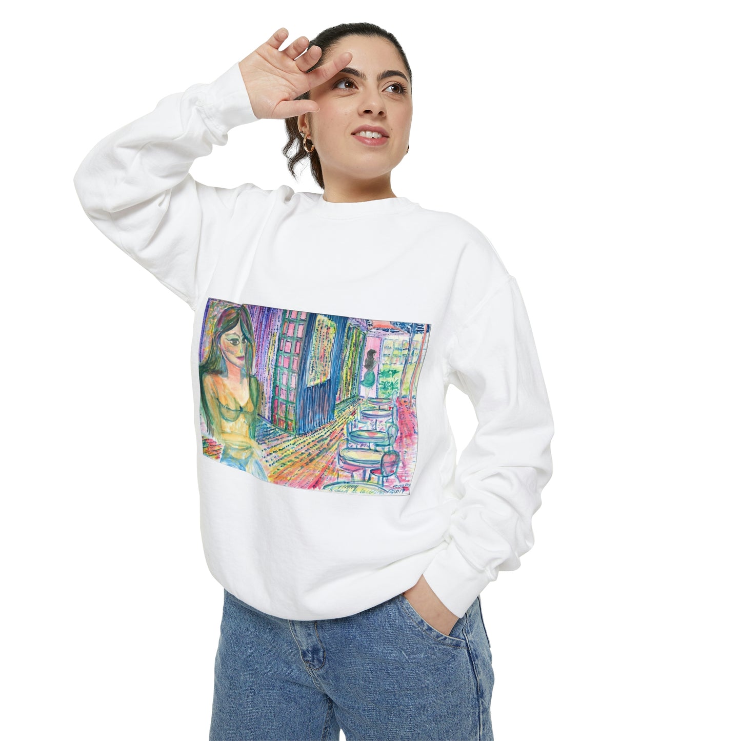 Unisex Garment-Dyed Sweatshirt