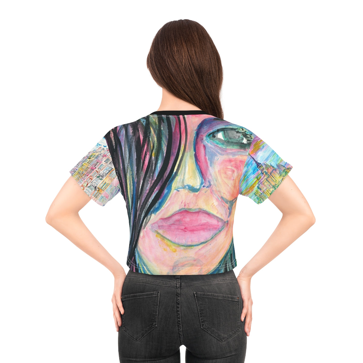 AOP Crop Tee