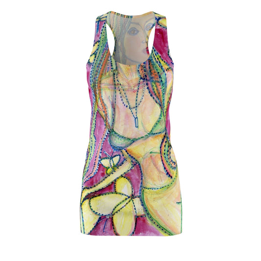 Women's Cut & Sew Racerback Dress (AOP)
