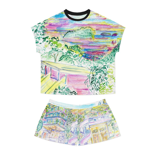 Women's Short Pajama Set (AOP)